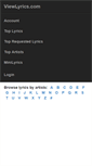 Mobile Screenshot of minilyrics.com